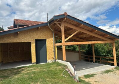 Réalisation d’un auvent pour Camping Car à Couzon-au-Mont-d’Or