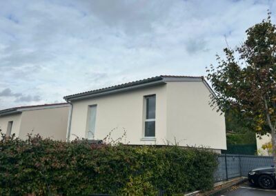 Vue globale finale depuis la rue