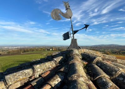 Ancienne Toiture en tuile abimée